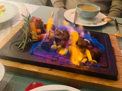 田园澳洲骰子牛肉-蜜桃花开·中西融合菜E&W(南长街店)