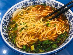 兰州牛肉拉面正常细面-西域美食蘭州拉面