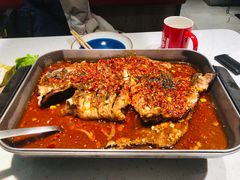 油泼香辣清江鱼-鱼酷活鱼烤鱼(南京水游城店)