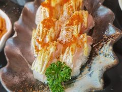 三文鱼火焰卷-真剑日本料理·铁板烧(贵州路店)