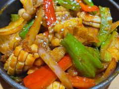 火爆鱿鱼五花肉-九田家黑牛烤肉(溧水万达店)