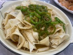 白灼腐竹-银峰农庄·特色烧鸡·鲜无花果浸鸡