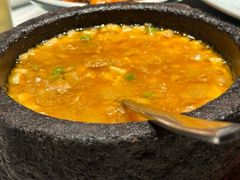 蟹粉石锅豆腐-老头儿油爆虾(胜利河美食街店)