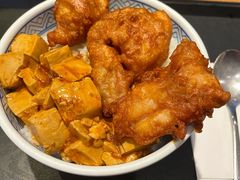 麻婆豆腐炸鸡拼盘饭-吉野家(深圳水贝分店)