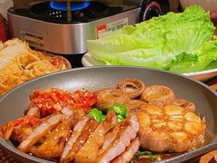 意式鳀鱼酱碳烤黑猪肉-TAIFORKS 大福食堂·山葵烤肉料理·拌饭(宝安店)