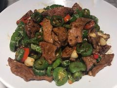 青椒炒猪肝-蔴将·川菜(黄龙万科店)