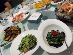 -海派美食·家宴海鲜青岛菜·石锅鲽鱼头(东方城店)