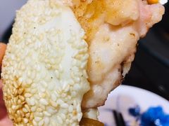 自制虾饼汉堡哈哈-映像威海·海鲜味道(市区店)