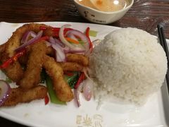 椒盐排条盖浇饭-王中王餐厅(东安路店)