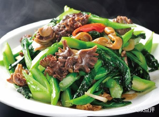 一凡海鲜酒楼菜心炒鸡什图片