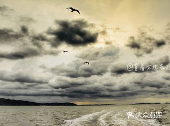 哈仙岛返回大连的渡轮上，遇到了一场海上暴雨
