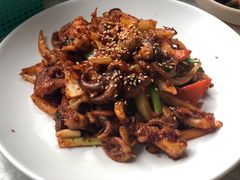 辣炒小章鱼-三清洞疙瘩汤