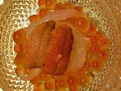 白虾佐海胆三文鱼籽-鮨龍
