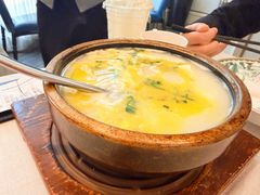 虾干手工石磨豆腐-狮王府淮扬菜(百家湖1912店)