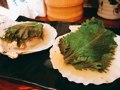 苏叶虾夷贝-鸟串烧Yakitori
