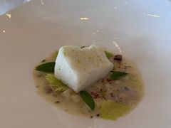 法国鳕鱼配芦竹笋佐翡翠奶油汁-Jean Georges