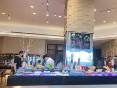 自助取餐区-亚龙湾希尔顿自助餐厅·海鲜·烧烤·沙滩BBQ·现场乐队