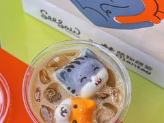柴柴焦糖燕麦拿铁-Seesaw Coffee(上生新所店)