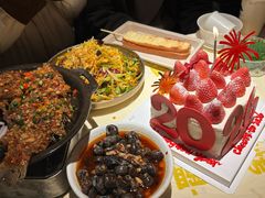 香辣铁板鲫鱼（焦香）-串盟烧烤·长沙美食地标(星沙店)