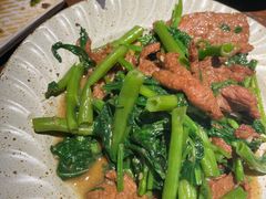 沙茶牛肉炒空心菜-星期天的电球引换所