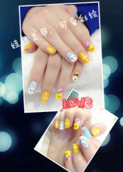 可爱日系彩绘，小张美甲师-娃娃美甲wawa nail salon
