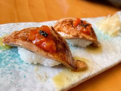 炙烤鹅肝寿司-簡一·割烹·和牛夀喜燒(西水东店)