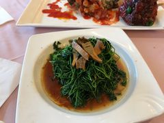 蚌肉金花菜-松鹤楼(狮山永利广场店)