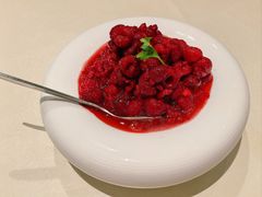 天然蜂蜜拌树莓-吉林省林业宾馆-餐厅
