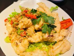 椒盐鱿鱼-大头虾越式风味餐厅(光明广场店)