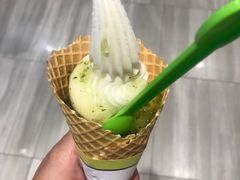 青瓜芦荟圣代-波比艾斯(步步高梅溪新天地店)