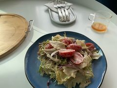 日系芝麻酱素食沙拉-浮梦·高空下午茶&水晶DIY