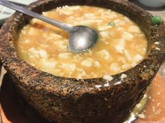 石锅鸡汤豆腐-绿茶餐厅(崇文门新世界店)