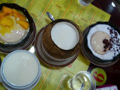 芒果、红豆豆腐花，姜汁撞奶，双皮奶-民信老铺(东方广场店)