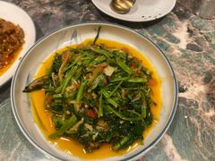 酸笋炒空心菜-浩海火燒雲傣家菜(静安芮欧店)