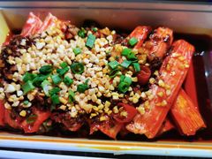 红油口水蟹柳-付掌柜在成都·热炒砂锅集(金禾店)