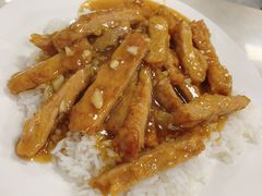 蒜蓉猪扒饭-好好滋味茶餐厅
