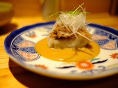 甘鲷鱼佐辛口胡麻酱-镹·鱼料理  国产鱼使用店