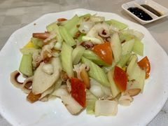 淮山百合炒胭脂蚌-豪宴海鲜酒家