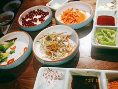 -明洞阿姨·韩式酱蟹烤肉·创意料理(三元桥店)