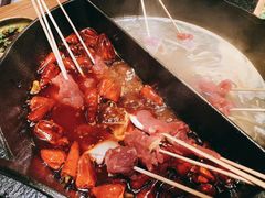 四季草本鸳鸯锅-盡膳口福跷脚牛肉火锅(北美新天地店)