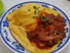 鲜牛肉番茄滑蛋饭-噏耷茶档