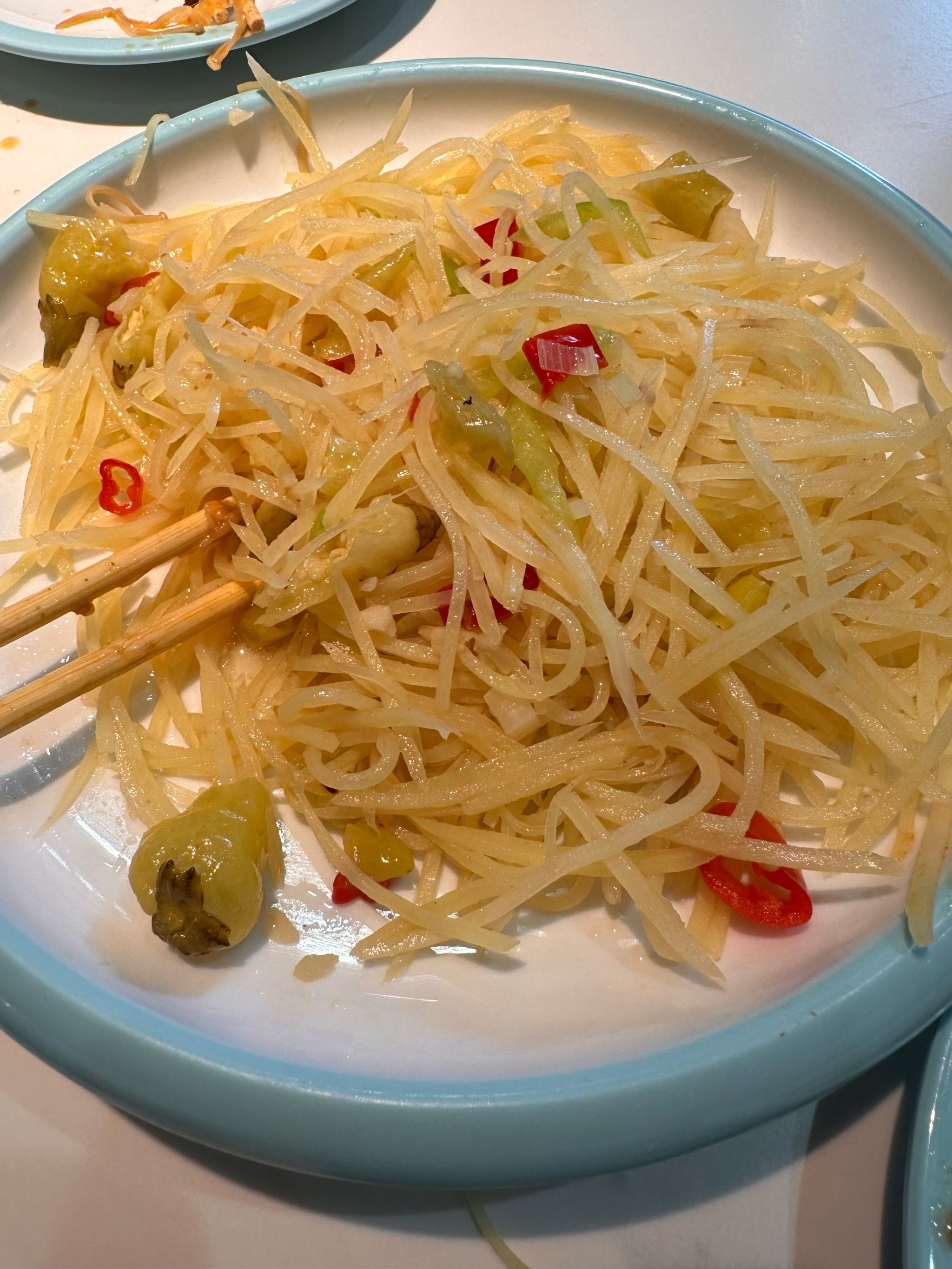 唇齿留香的酸辣土豆丝
