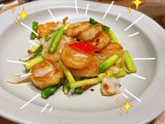 芦笋炒澳洲带子-北京泰富酒店-柏景轩中餐厅