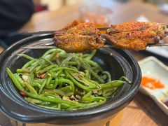 干锅辣炒刀豆丝-贯贯吉·清真餐厅(浙江中路店)