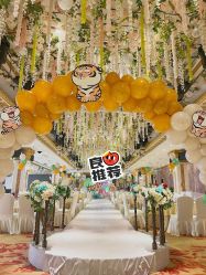 -11 Baby百日宴生日气球创意布置