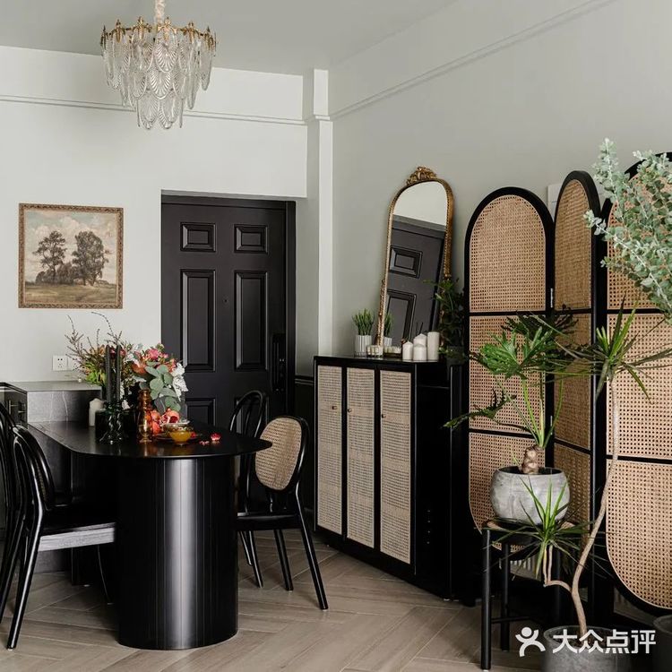 [礼花]108㎡英式复古风，别具一格的橄榄绿色调，仿佛有魔法般，