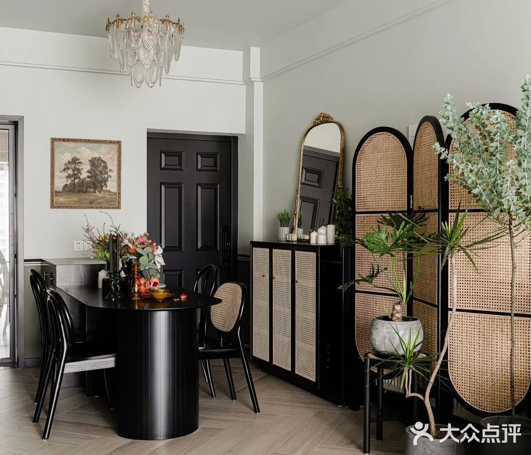 [礼花]108㎡英式复古风，别具一格的橄榄绿色调，仿佛有魔法般，