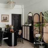 [礼花]108㎡英式复古风，别具一格的橄榄绿色调，仿佛有魔法般，