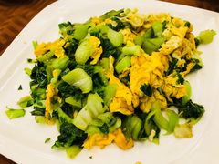 菜心炒土鸡蛋-天桥饭店·特色海鲜(金山嘴渔村店)