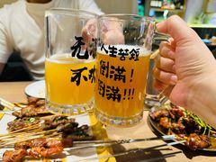 -街角等你.大连海鲜烧烤.经典铁板海鲜串(西安路店)